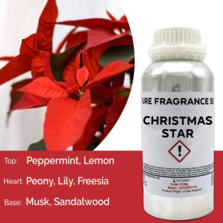 Huile parfumée pure Étoile de Noël - 500 ml