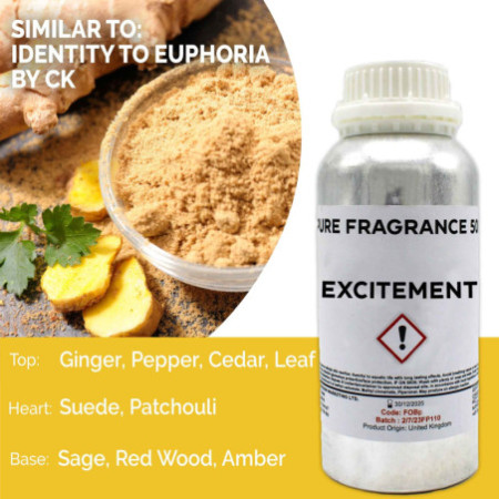 Huile parfumée pure Excitement - 500 ml