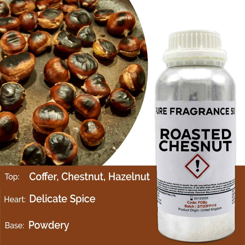 Huile parfumée pure de châtaigne grillée - 500 ml