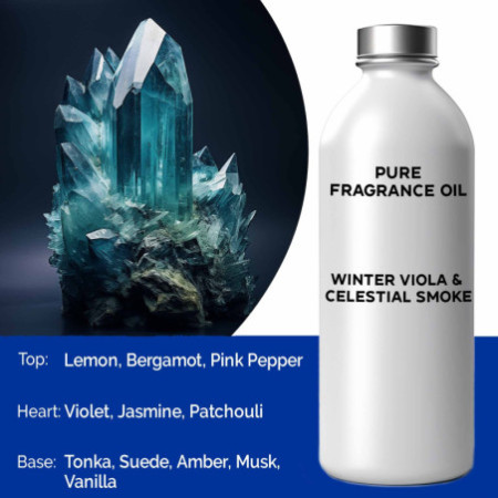 500 ml (pur) FO - Violette d'hiver et fumée céleste