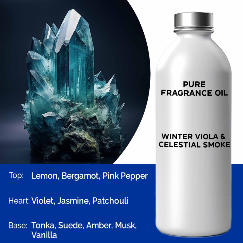 500 ml (pur) FO - Violette d'hiver et fumée céleste