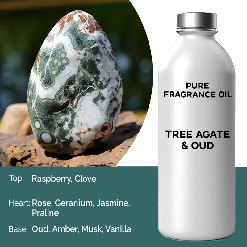 500 ml (pur) FO - Agate d'arbre et Oud