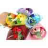 Bouquet de fleurs de savon sur pied - Orange