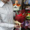 Bouquet de fleurs de savon sur pied - Orange