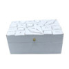Boîte multi-usages Vintage Deco - 22 x 12 x 10 cm - Diamants blancs