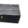 Boîte multi-usages Vintage Deco - 22 x 12 x 10 cm - Tourbillons noirs