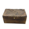 Boîte multi-usages Vintage Deco - 22 x 12 x 10 cm - Lignes antiques