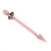 Baguette magique Shiva Lingam - Quartz rose - Amour