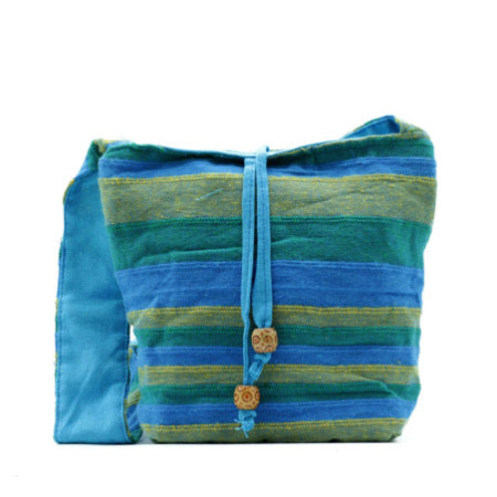Sac bandoulière Népal - Spring Meadows Vert et Bleu