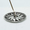 Porte-encens soleil en aluminium poli 9 m