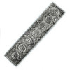 Porte-encens long Chakra en aluminium poli 23 cm