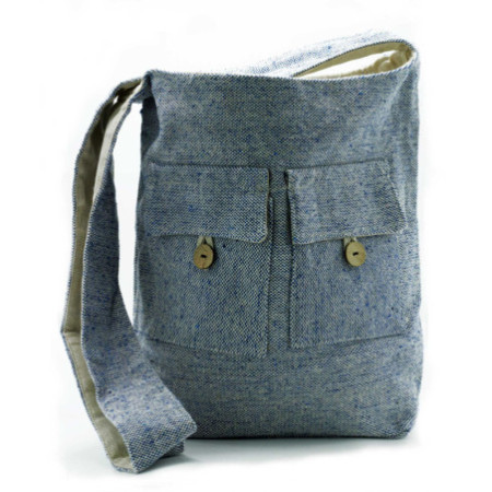 Sacs à deux poches aux tons naturels - Denim Comp - Grand