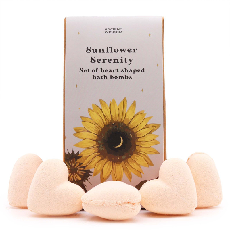 Coffret cadeau cœur de bain Sunflower Serenity