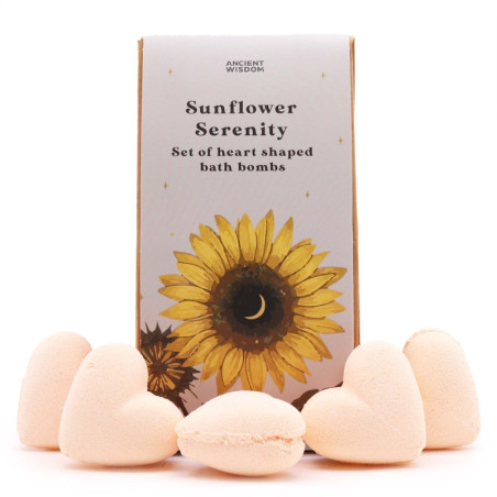Coffret cadeau cœur de bain Sunflower Serenity