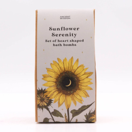 Coffret cadeau cœur de bain Sunflower Serenity