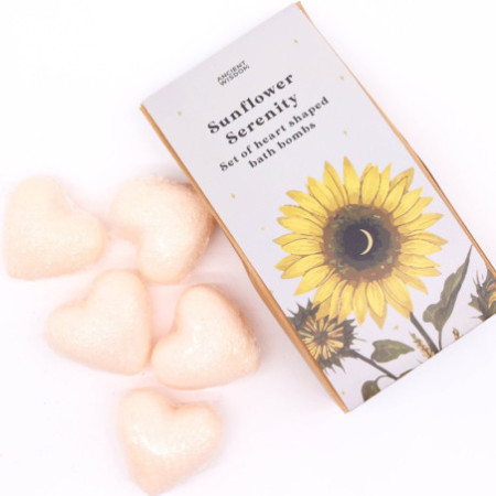 Coffret cadeau cœur de bain Sunflower Serenity
