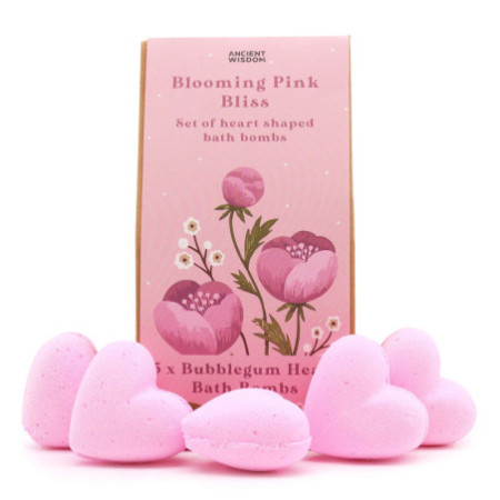 Coffret cadeau cœur de bain Blooming Pink Bliss
