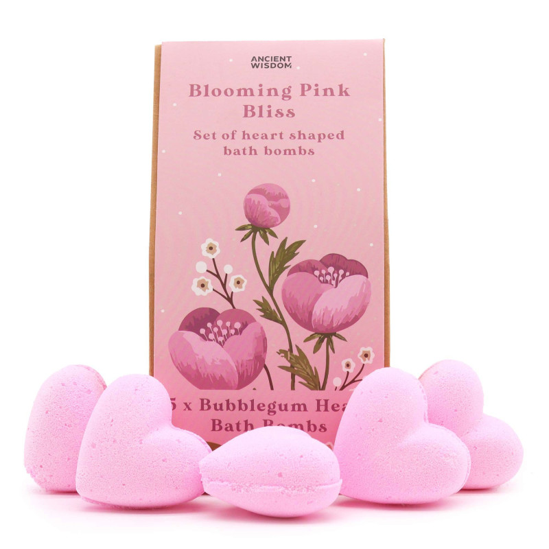Coffret cadeau cœur de bain Blooming Pink Bliss