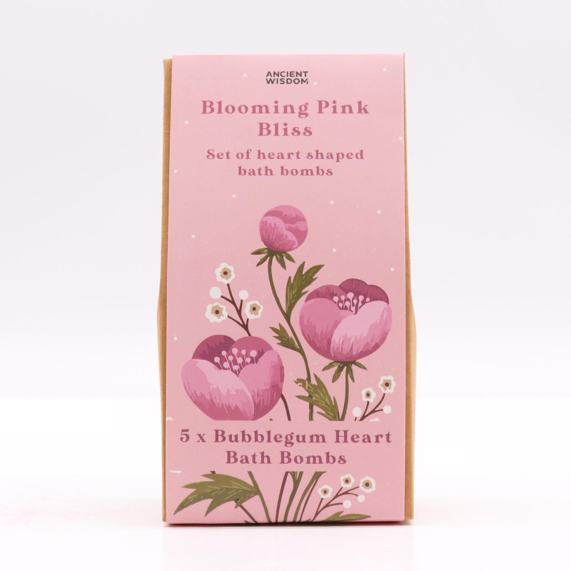 Coffret cadeau cœur de bain Blooming Pink Bliss