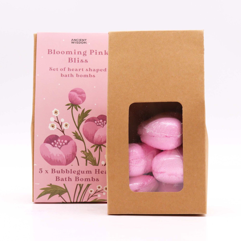 Coffret cadeau cœur de bain Blooming Pink Bliss