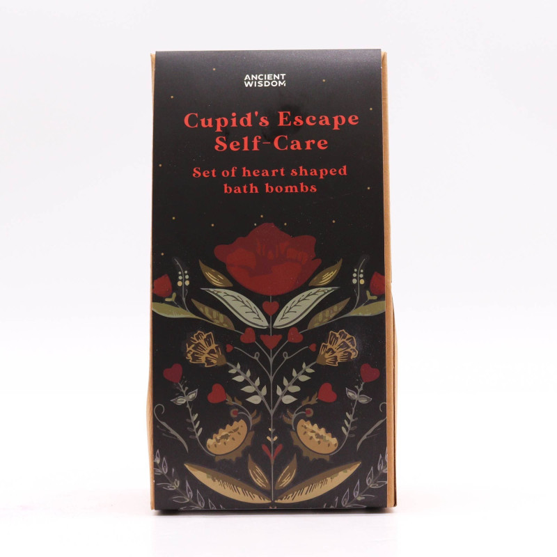 Coffret cadeau cœur de bain auto-soin Cupids Escape
