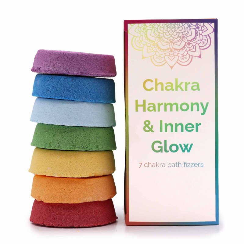Bain pétillant Chakra - Grande boîte - Harmonie des chakras et éclat intérieur