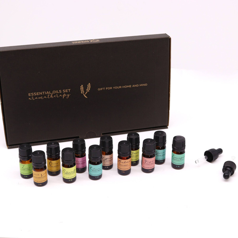 Coffret d'huiles essentielles d'aromathérapie - Été