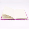 Cahiers reliés en coton 20x15cm - 96 pages - Fuchsia antique