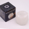 Bougeoir en cristal de roche de sel de l'Himalaya 600-800 g