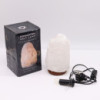 Lampe en cristal de roche de sel de l'Himalaya - et base environ 3-5 kg