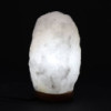 Lampe en cristal de roche de sel de l'Himalaya - et base environ 3-5 kg