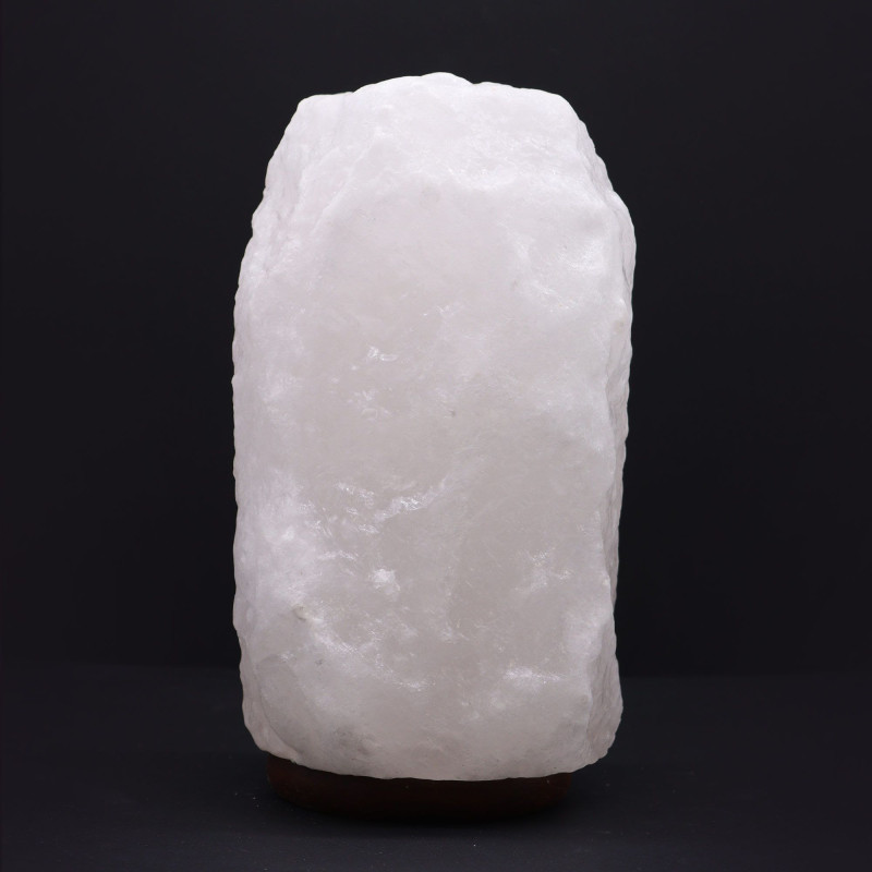 Lampe en cristal de roche de sel de l'Himalaya - et base environ 8-10 kg