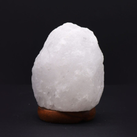 Lampe en cristal de roche de sel de l'Himalaya - environ 1,5 à 2 kg