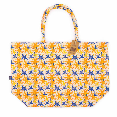 Grand sac lumineux - Étoile de mer abstraite