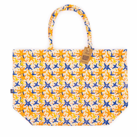 Grand sac lumineux - Étoile de mer abstraite