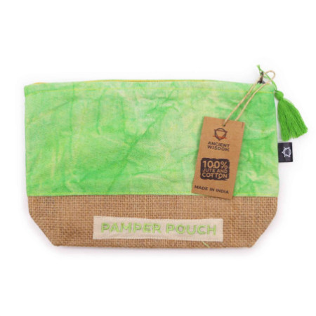 Pochette Pamper - Mother Earth Green - Délavage à la pierre