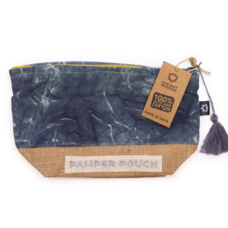 Pochette Pamper - Charbon - Délavé