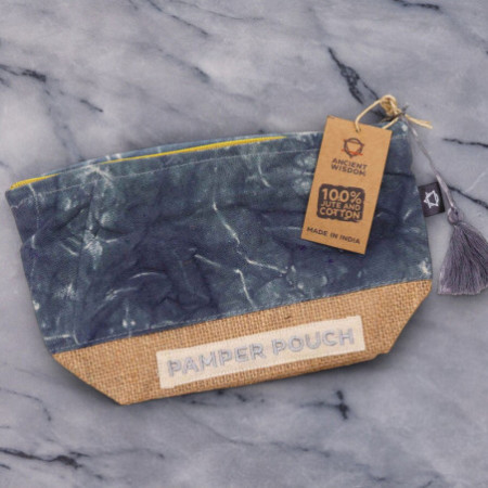 Pochette Pamper - Charbon - Délavé