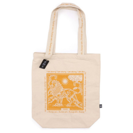 Sac fourre-tout Hop Hare - Je suis fort - Toile de coton 10 oz