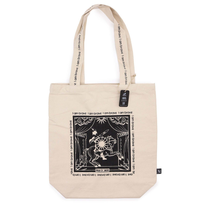 Sac fourre-tout Hop Hare - Je suis courageux - Toile de coton 10 oz