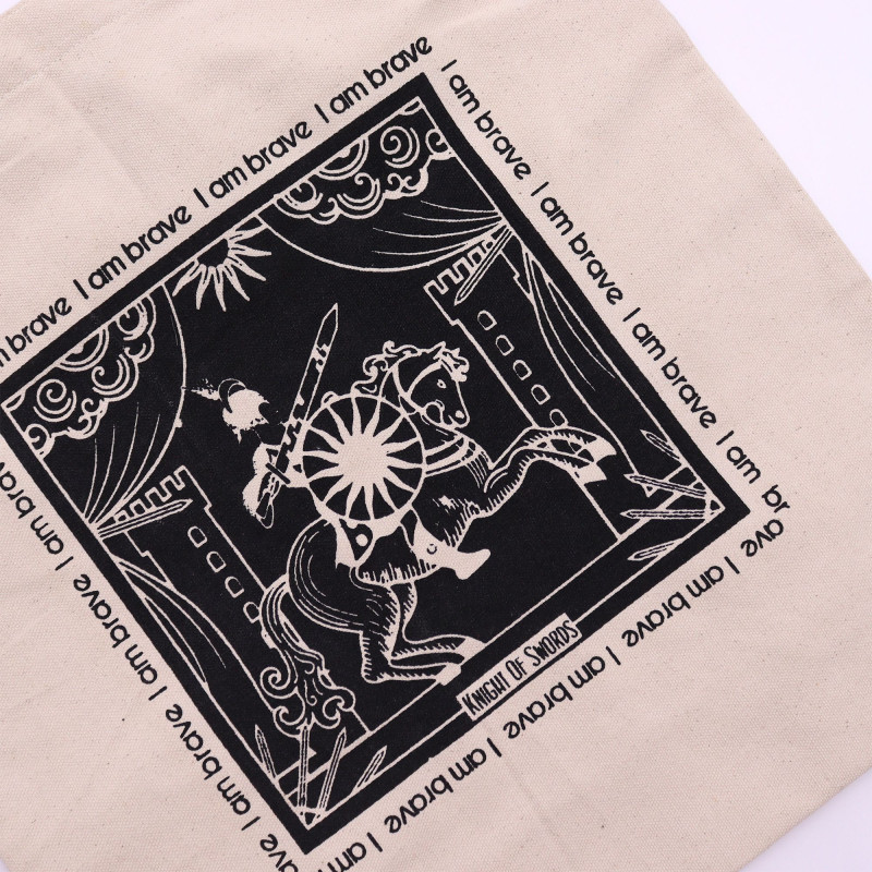 Sac fourre-tout Hop Hare - Je suis courageux - Toile de coton 10 oz