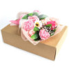 Bouquet de fleurs de savon pour les mains en boîte - Rose - Spécial