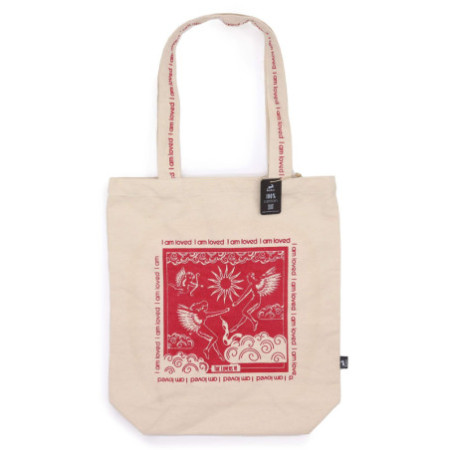 Sac fourre-tout Hop Hare - Je suis aimé - Toile de coton 10 oz