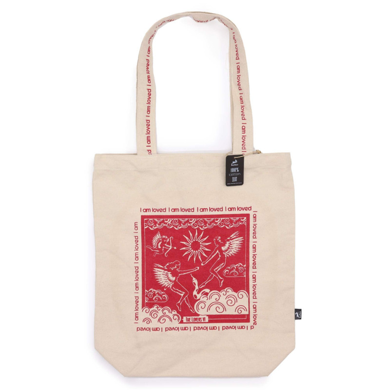 Sac fourre-tout Hop Hare - Je suis aimé - Toile de coton 10 oz
