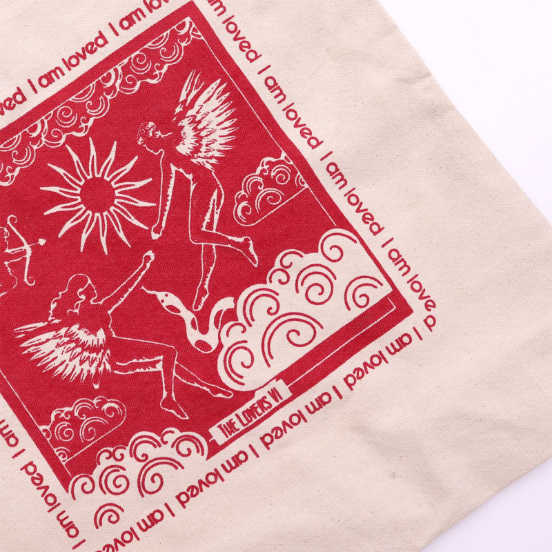 Sac fourre-tout Hop Hare - Je suis aimé - Toile de coton 10 oz
