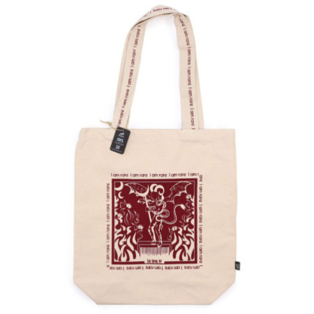 Sac fourre-tout Hop Hare - Je suis rare - Toile de coton 10 oz