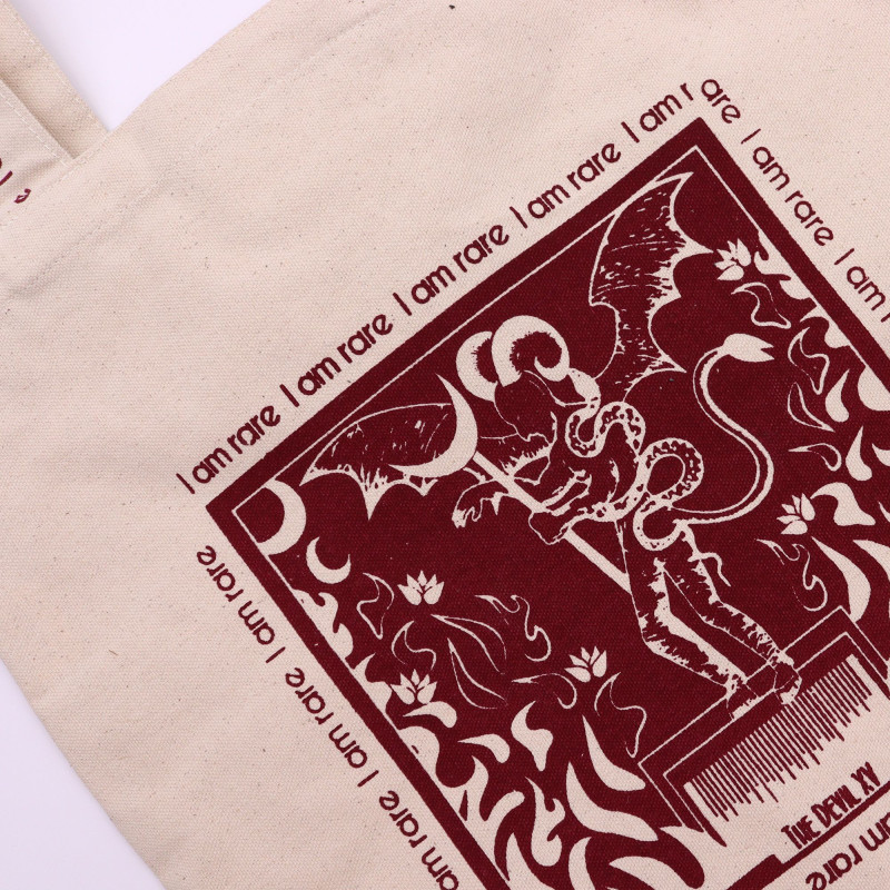 Sac fourre-tout Hop Hare - Je suis rare - Toile de coton 10 oz