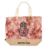 Sac entièrement naturel - Terracotta Stonewash - Hamsa - Protection