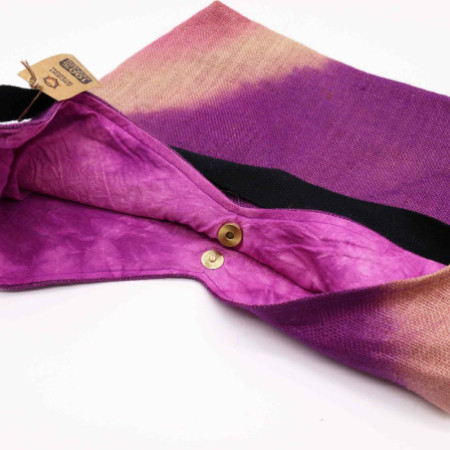 Sac fourre-tout en mélange doux - Fuchsia antique