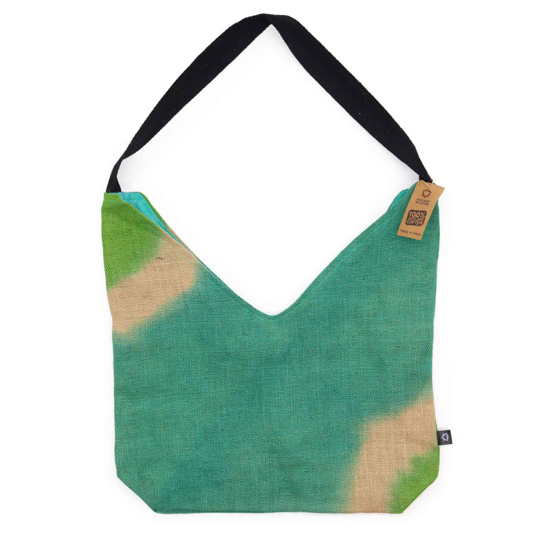 Sac fourre-tout en mélange doux - Bleu sarcelle